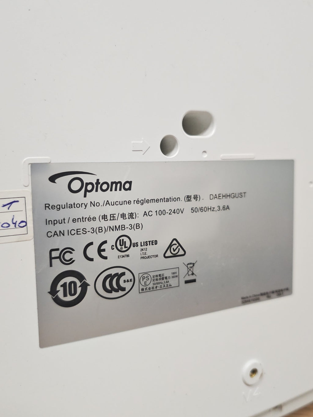 Optoma France EH415ST Vidéoprojecteur DLP 1920x1080 HDMI/VGA/RS232/USB non testé