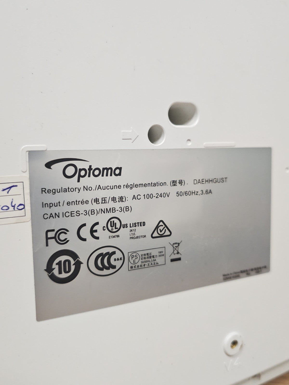 Optoma France EH415ST Vidéoprojecteur DLP 1920x1080 HDMI/VGA/RS232/USB non testé