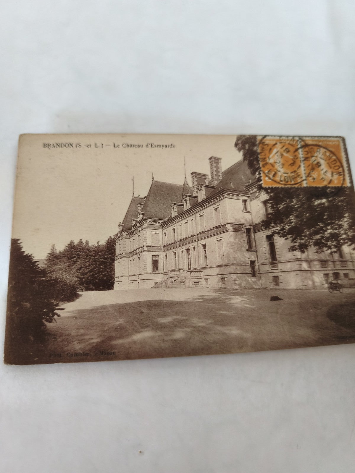 Carte postale ancienne Brandon vintage rétro collection France authentique