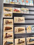Timbres anciens S. Tomé e Príncipe véhicules trains autos Db12 Db16 oblitérés vi