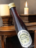 Mini bouteille ancienne Theo Preiss liqueur myrtille vintage artisan 35°