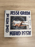 Vinyle 45 tours Jesse Green Come With Me pochette illustrée bleu blanc