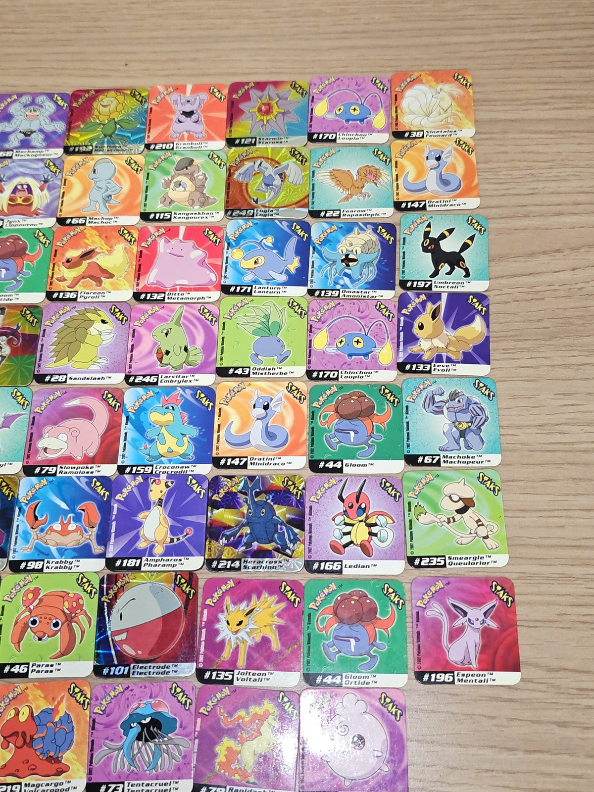 Lot ancien de stacks Pokémon vintage, collection rétro, rare, jeu années 90