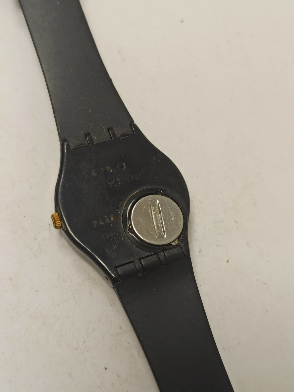 Montre Swatch vintage Baiser d'Antan GB148 noir rétro Swiss Made années 90