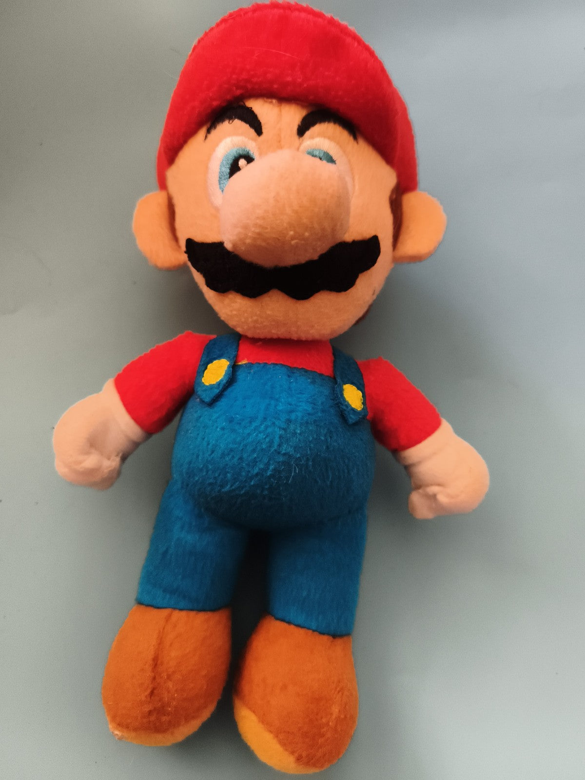 Peluche Mario Super Bros rouge bleu moustache jouet Nintendo
