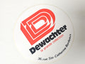 Vintage autocollant publicitaire ancien Dewachter grand format rétro collection