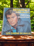 Vinyle 45T Johnny Hallyday Requiem pour un fou - Rare Vintage
