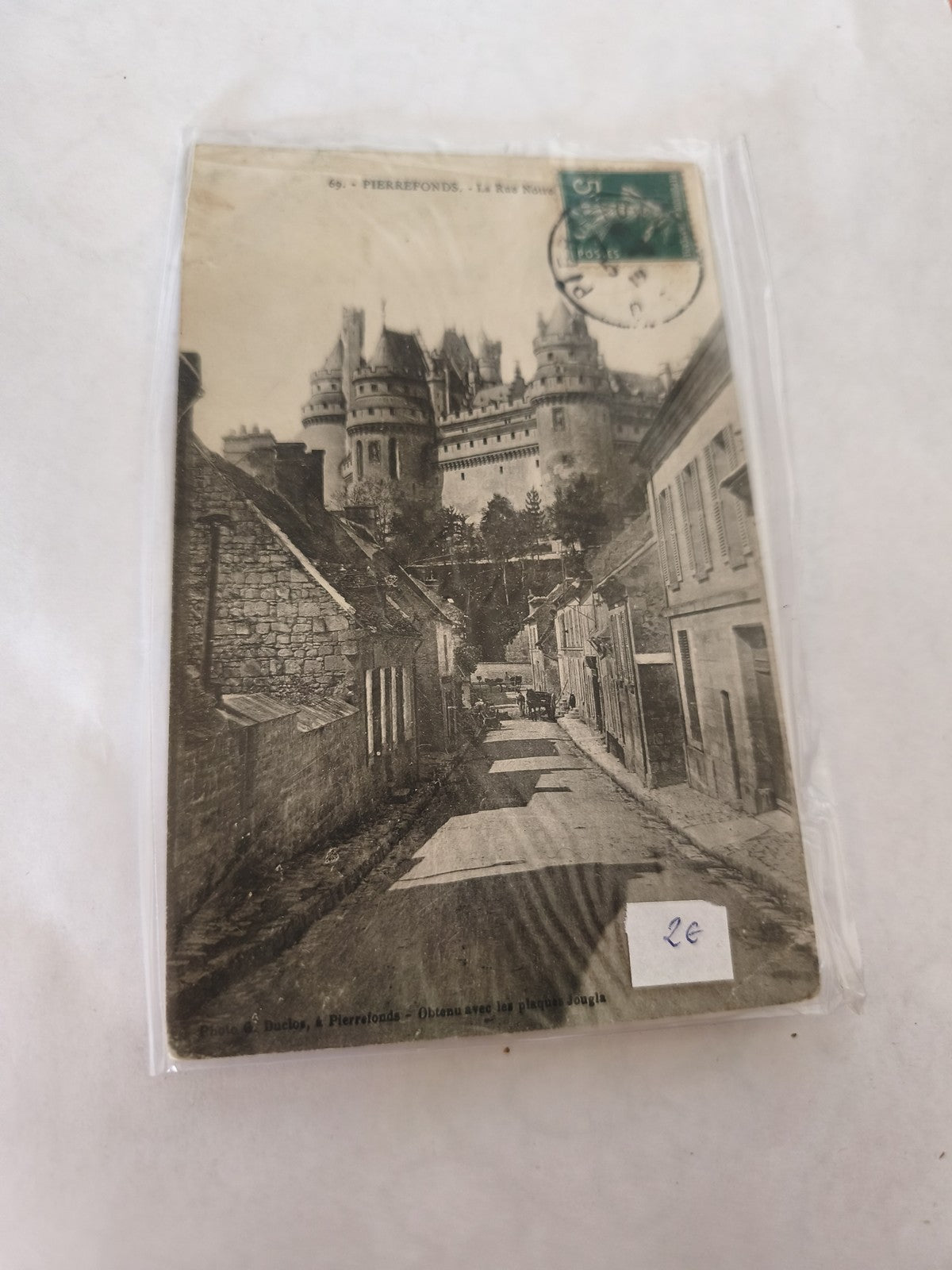 Carte postale ancienne vintage Pierrefonds collection rétro France authentique