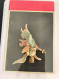 Carte postale ancienne ange ailé, illustration religieuse, CPA vintage