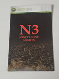 Notice originale pour N3 Ninety Nine Nights Xbox 360, manuel jeu vidéo d'occasio