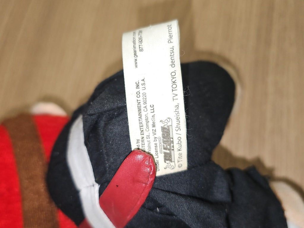 Peluche animée Renji BLEACH Bandai Great Eastern Entertainment, figurine douce