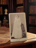 Photographie ancienne mariée Charles Callot Paris cabinet photo rétro
