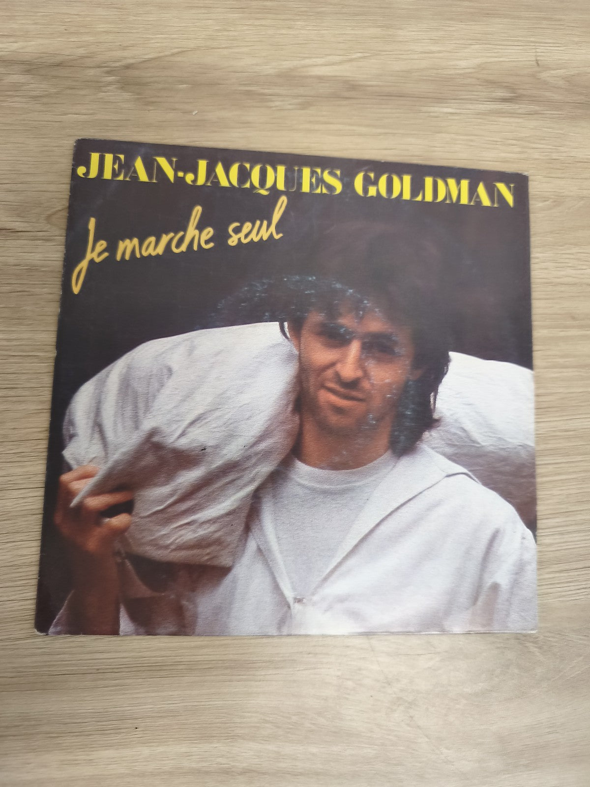 Jean-Jacques Goldman Je marche seul 45 tours vinyle pochette photo couleur