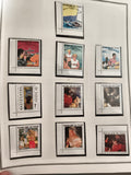 Timbres neufs République du Tchad anciens thèmes sports art humanité