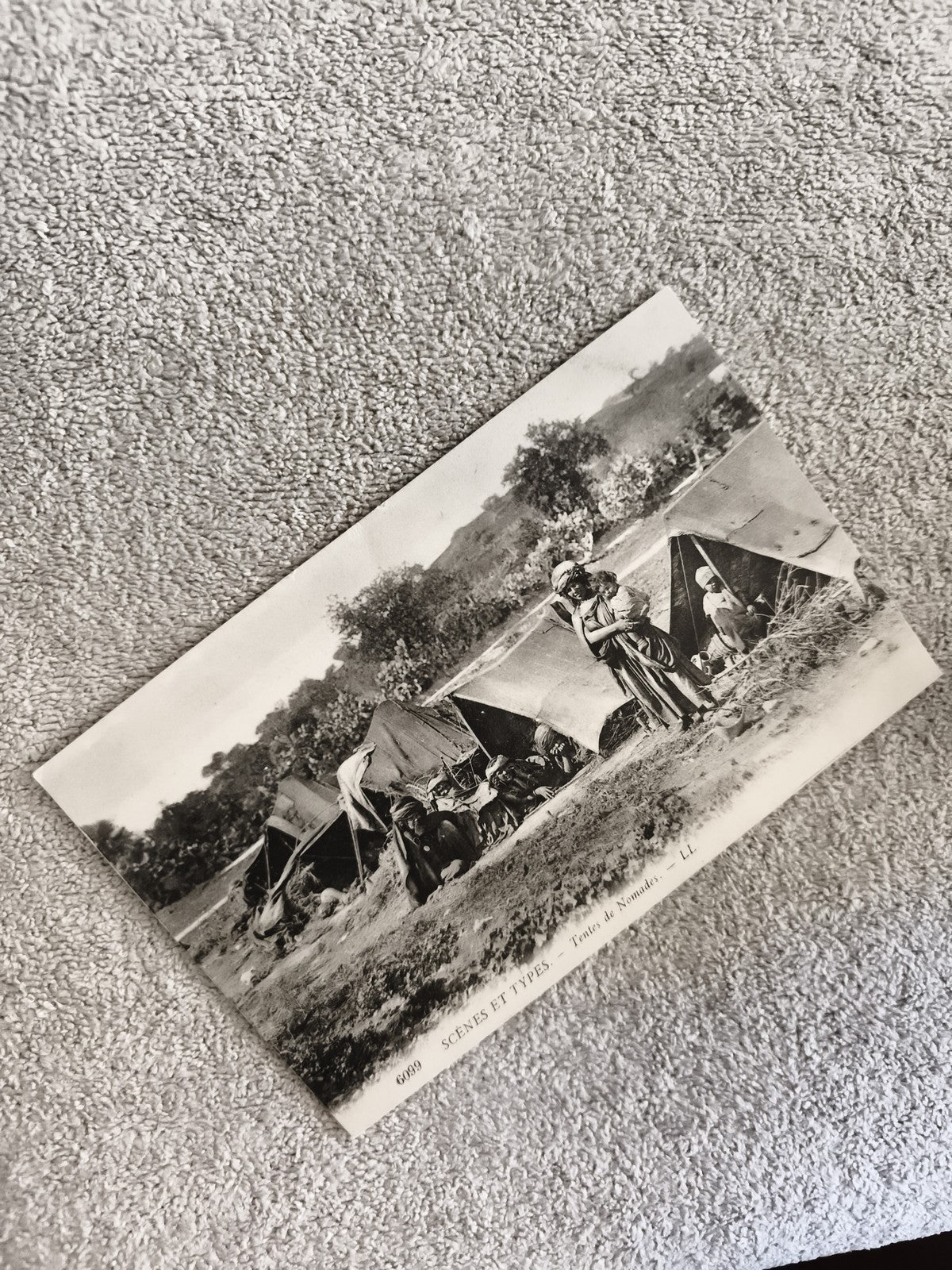 CPA Scènes et Types Tentes de Nomades LL carte postale photo ancienne