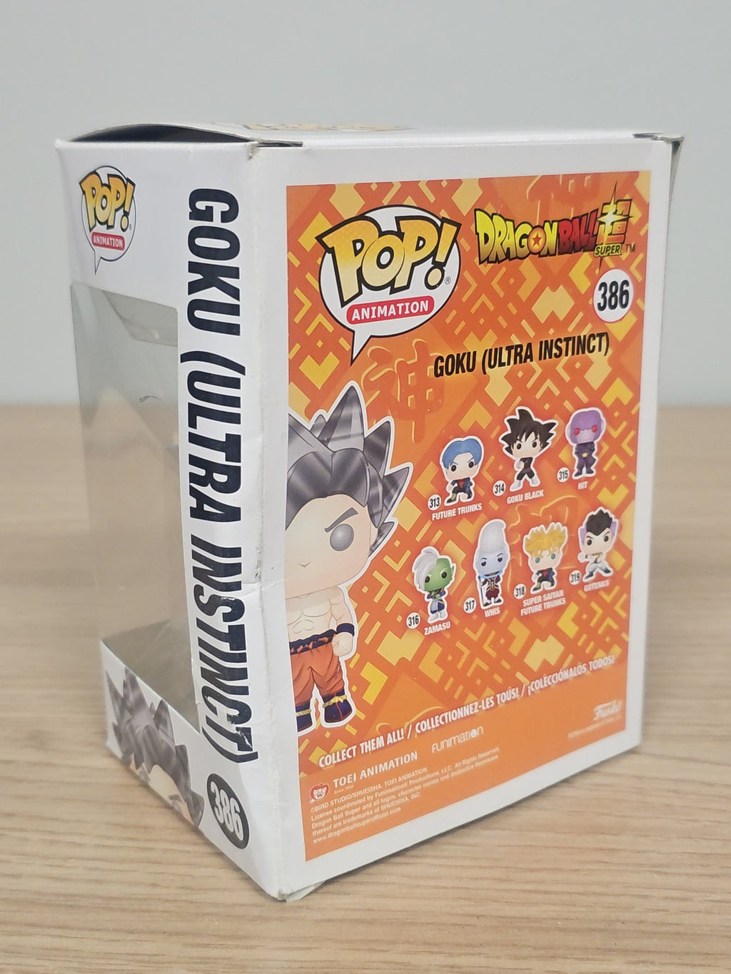 Funko Pop Animation Dragon Ball Super Goku figurine n°386 Funko état bon