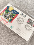 Lettre premier jour La Bourboule 1990 FDC illustration enfant philatélie ancienn