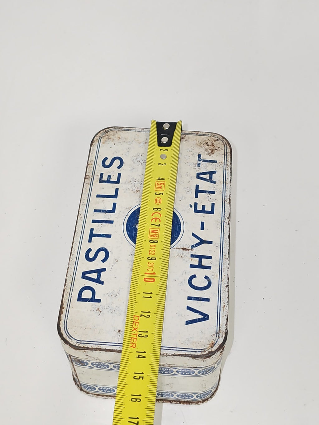 Vintage ancienne boîte publicitaire rétro pastilles Vichy collection déco France