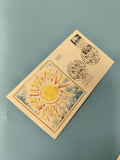 Enveloppe Premier Jour d?émission FDC soleil illustré timbre météo occasion