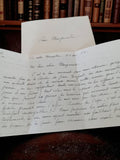 Lettre manuscrite ancienne 1952 Pour Marguerite vintage enveloppe
