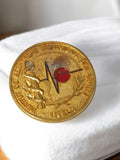 Médaille ancienne IRBA Institut Recherche Biomédicale Armées dorée vintage