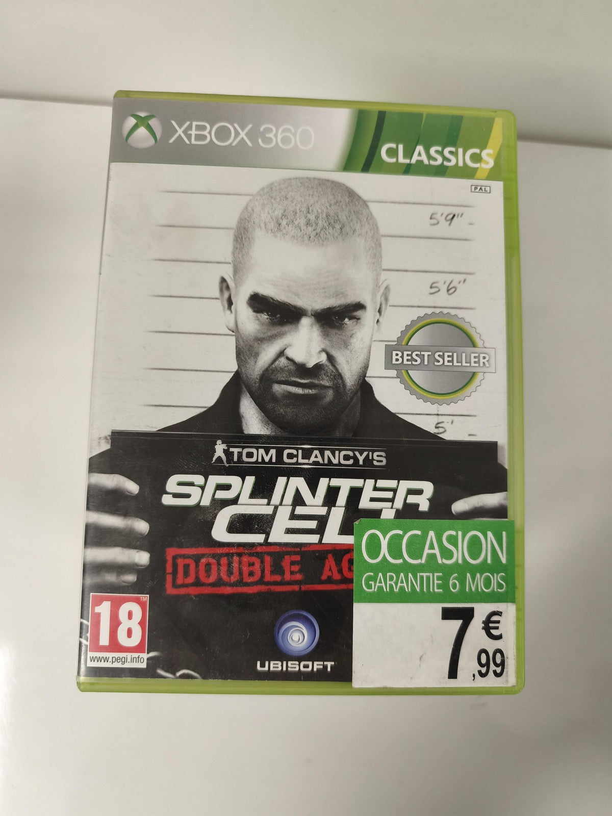 Boîte vide pour Xbox 360 Splinter Cell ? Coffret d?origine sans disque jeu Micro
