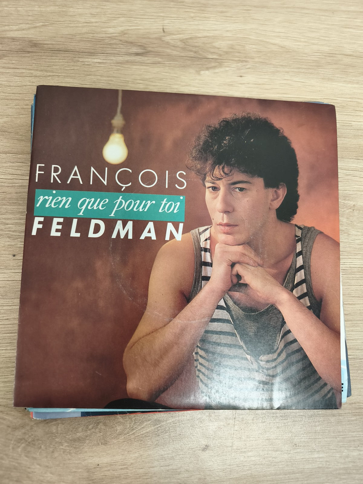Vinyle 45 tours François Feldman rien que pour toi pochette rayée d'occasion