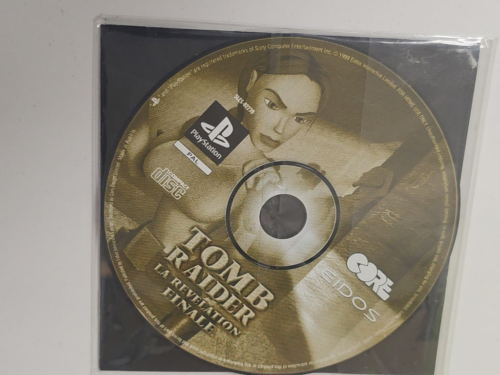 Jeu PS1 Tomb Raider avec CD et notice - Jeu d'aventure sur Playstation d'occasio