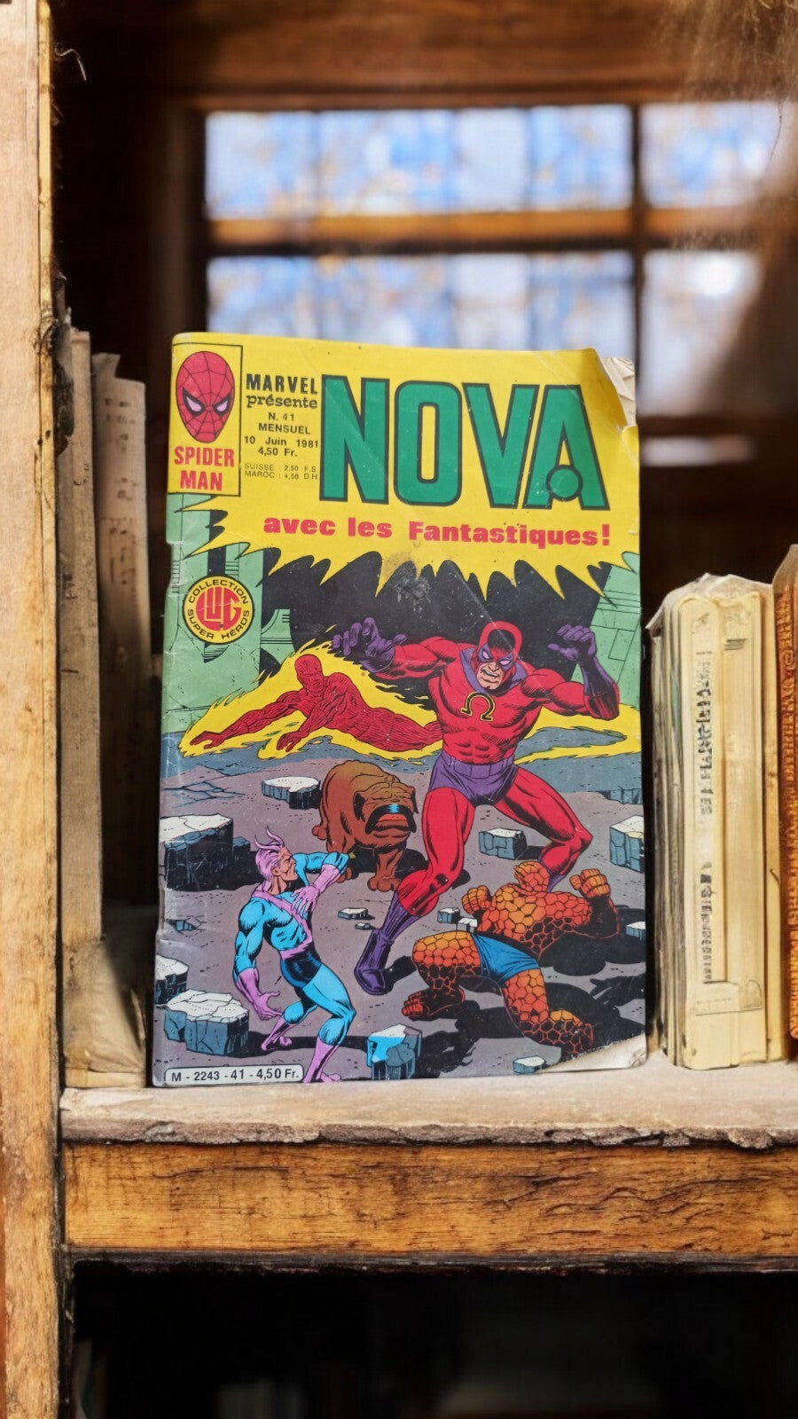 Comics Marvel Nova 41 1981 avec les Fantastiques Vintage rétro Spider-Man