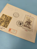 Enveloppe FDC premier jour émission timbre Hongrie Budapest illustrée