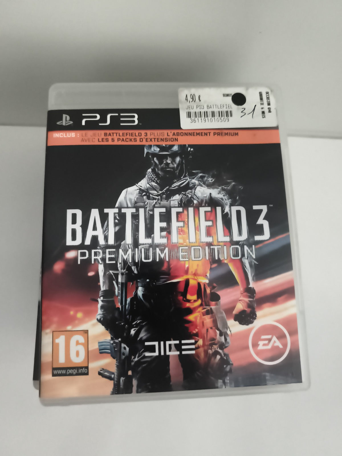 Jeu PS3 Battlefield 3 Premium Edition PlayStation EA FPS DICE
