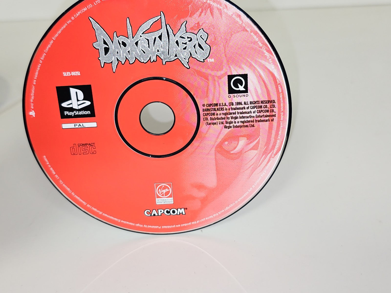 Jeu PS1 Darkstalkers CD seul original pour console Sony Playstation PAL