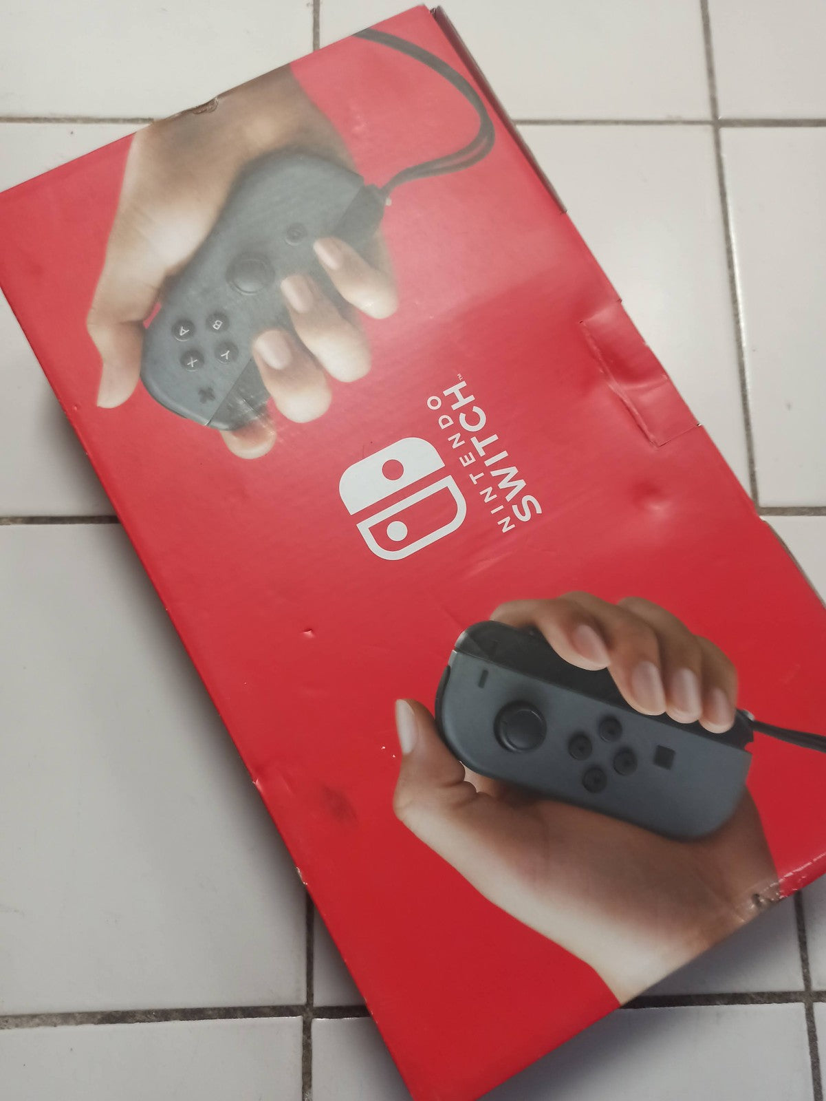 Boîte vide originale pour console Nintendo Switch, emballage officiel, accessoir