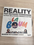 Vinyle 45T Reality Richard Sanderson La Boum B.O.F. Vladimir Cosma Barclay
