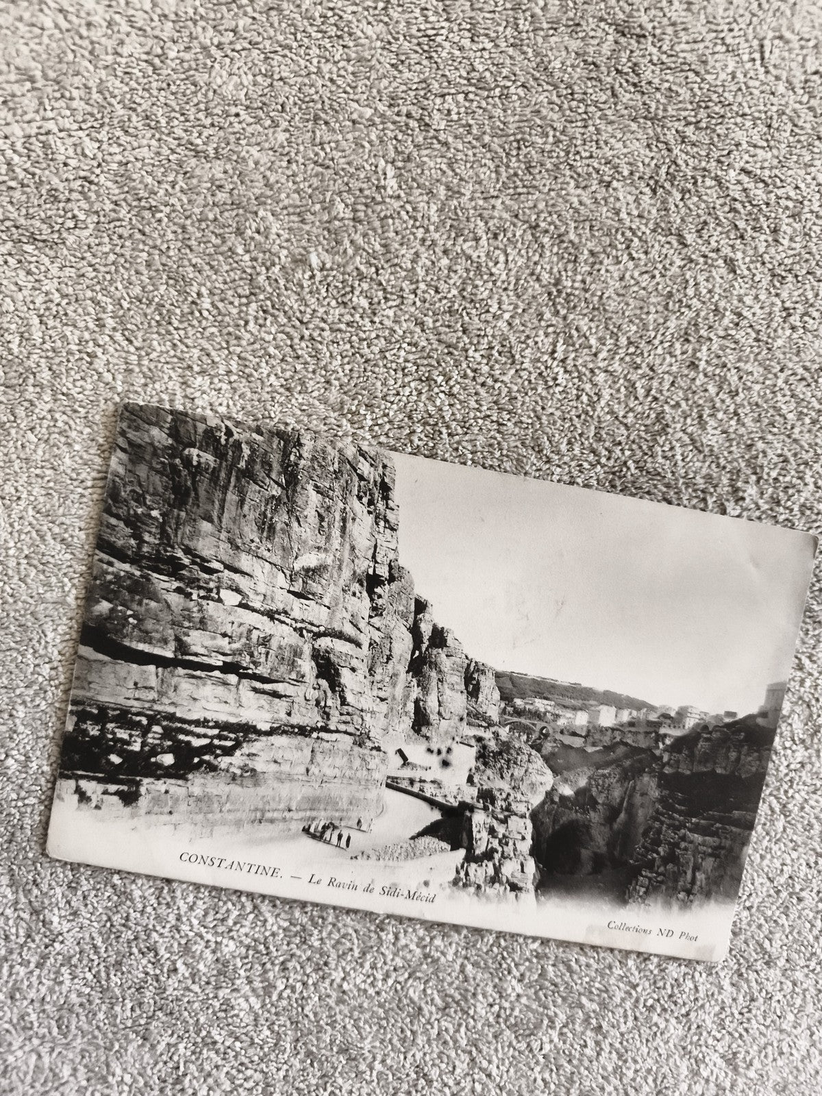 CPA Constantine ravin Sidi-Mecid Algérie Collection ND Phot noir et blanc
