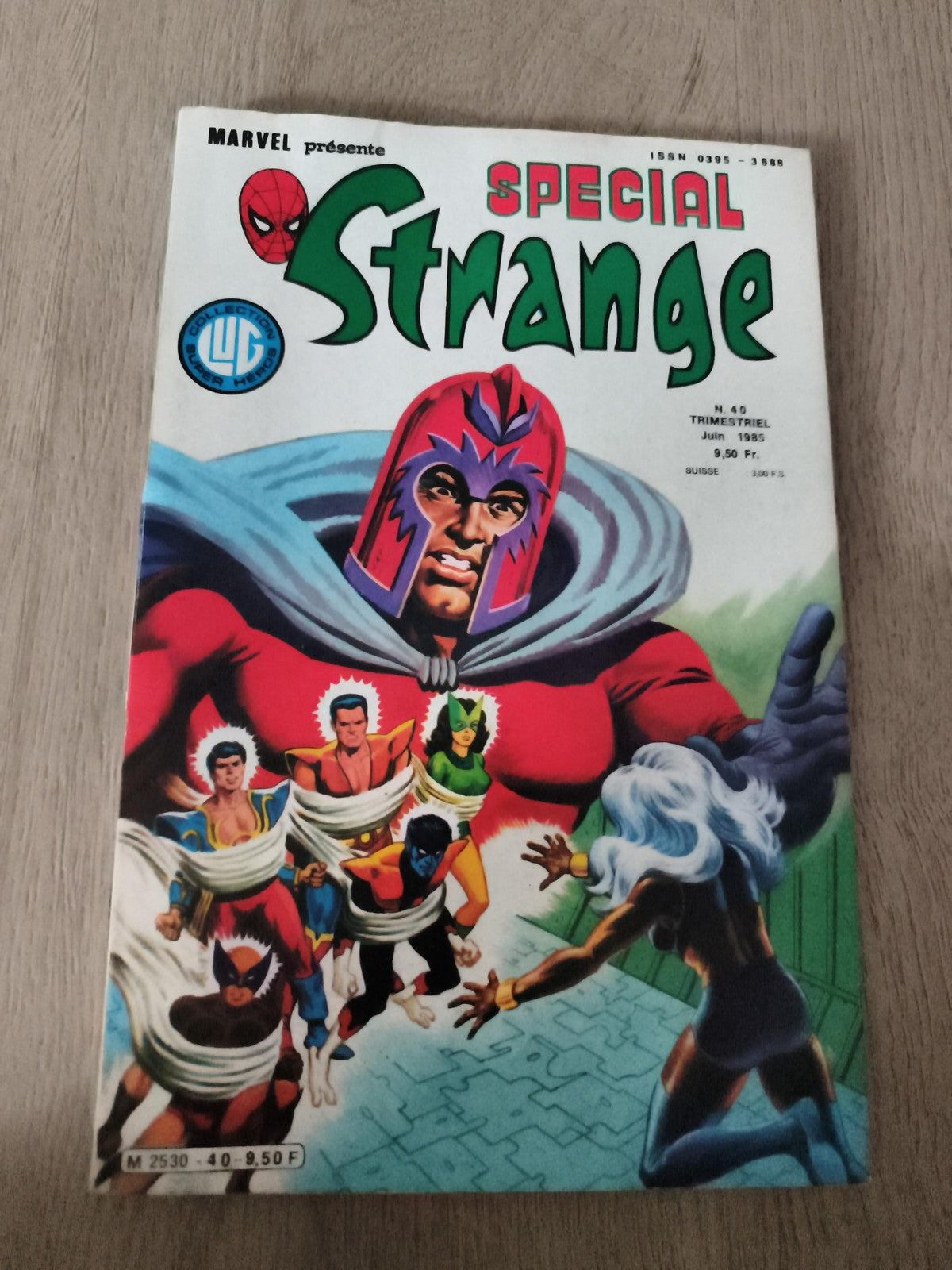 Comic Spécial Strange n°40 Marvel LUG 1985 ancien X-Men Magneto vintage