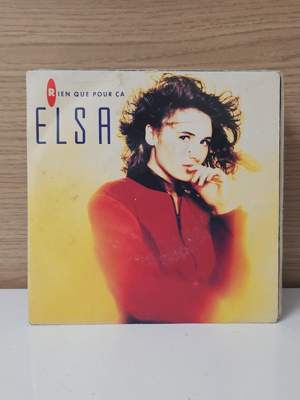 Vinyle 45 tours rétro Elsa ancien, disque vintage collection musique française