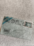 Lettre avion Argentine 1951 Fabimex oblitérée timbre San Martín philatélie