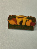Vintage pin's Instants Fruités tasse jaune fruits rétro collection (Ref 13)