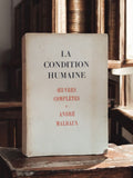 Livre ancien La Condition Humaine André Malraux édition vintage reliure papier