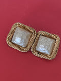 Paire de boucles d?oreilles vintage ancien rétro pour collectionneur ou amateur
