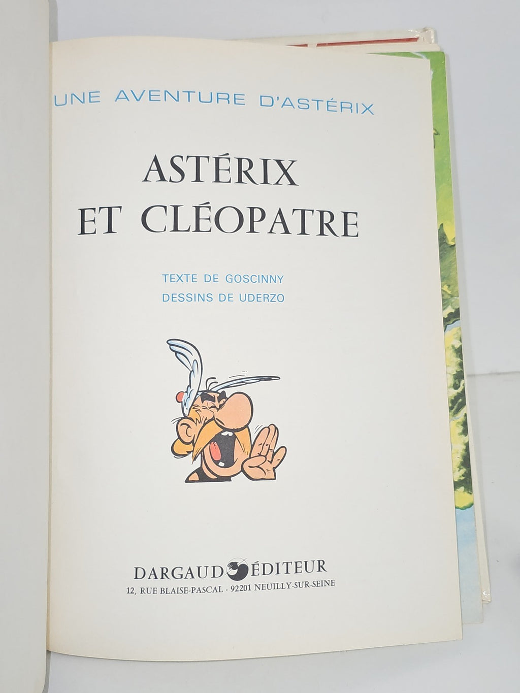 BD Astérix et Cléopâtre édition 1965 bande dessinée Goscinny Uderzo occasion