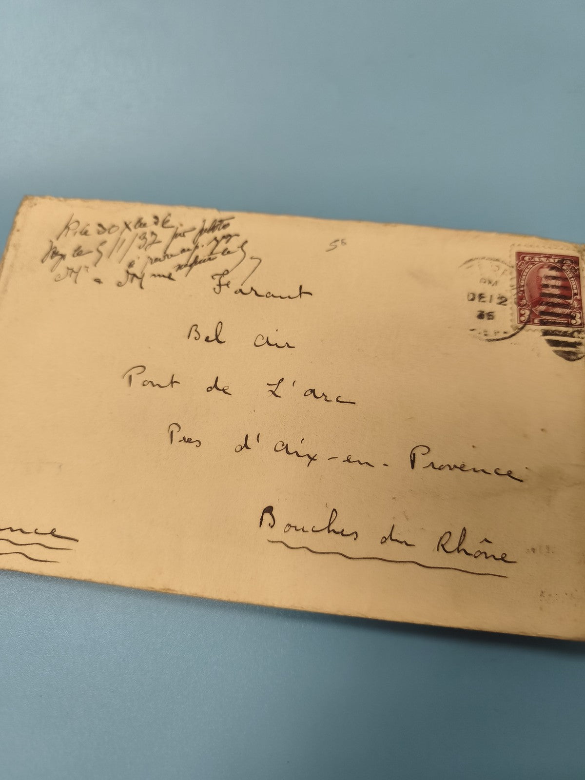 Ancienne enveloppe début XXe France philatélie timbre oblitéré rare