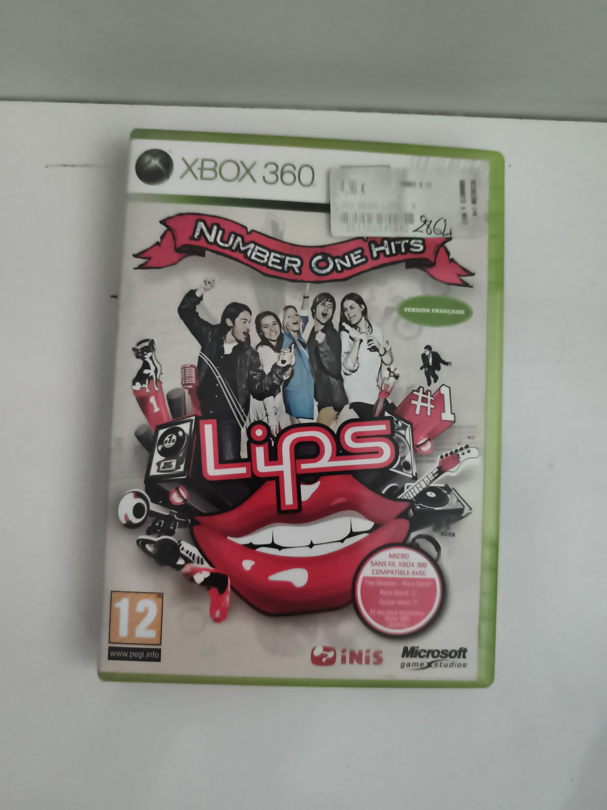 Jeu Xbox 360 Lips Number One Hits version française Microsoft