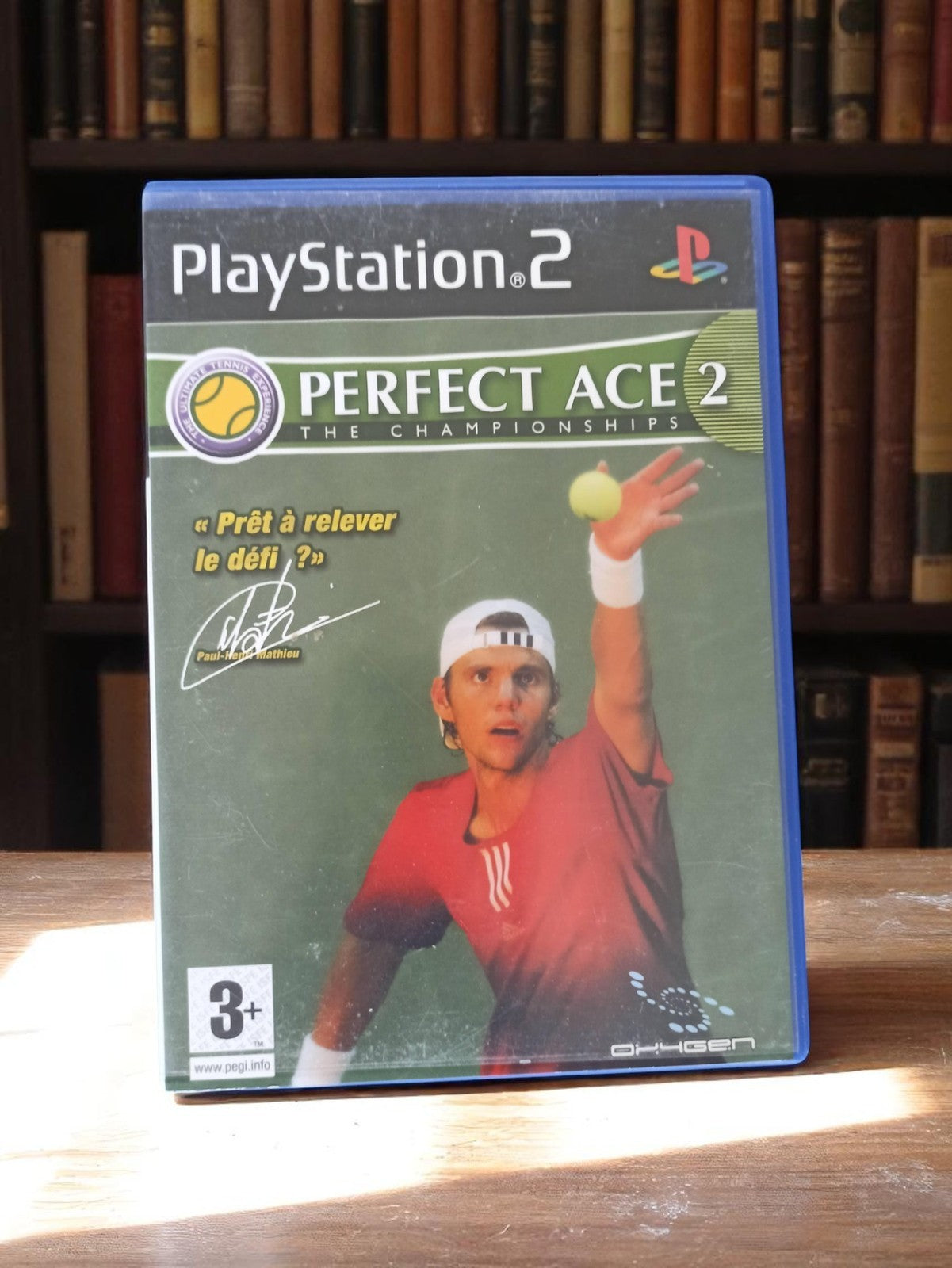 Jeu vidéo PS2 Perfect Ace 2 Tennis complet vintage PlayStation 2 Oxygen