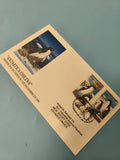 Ancienne enveloppe 1er jour Antarctique timbres oblitérés pingouins philatélie
