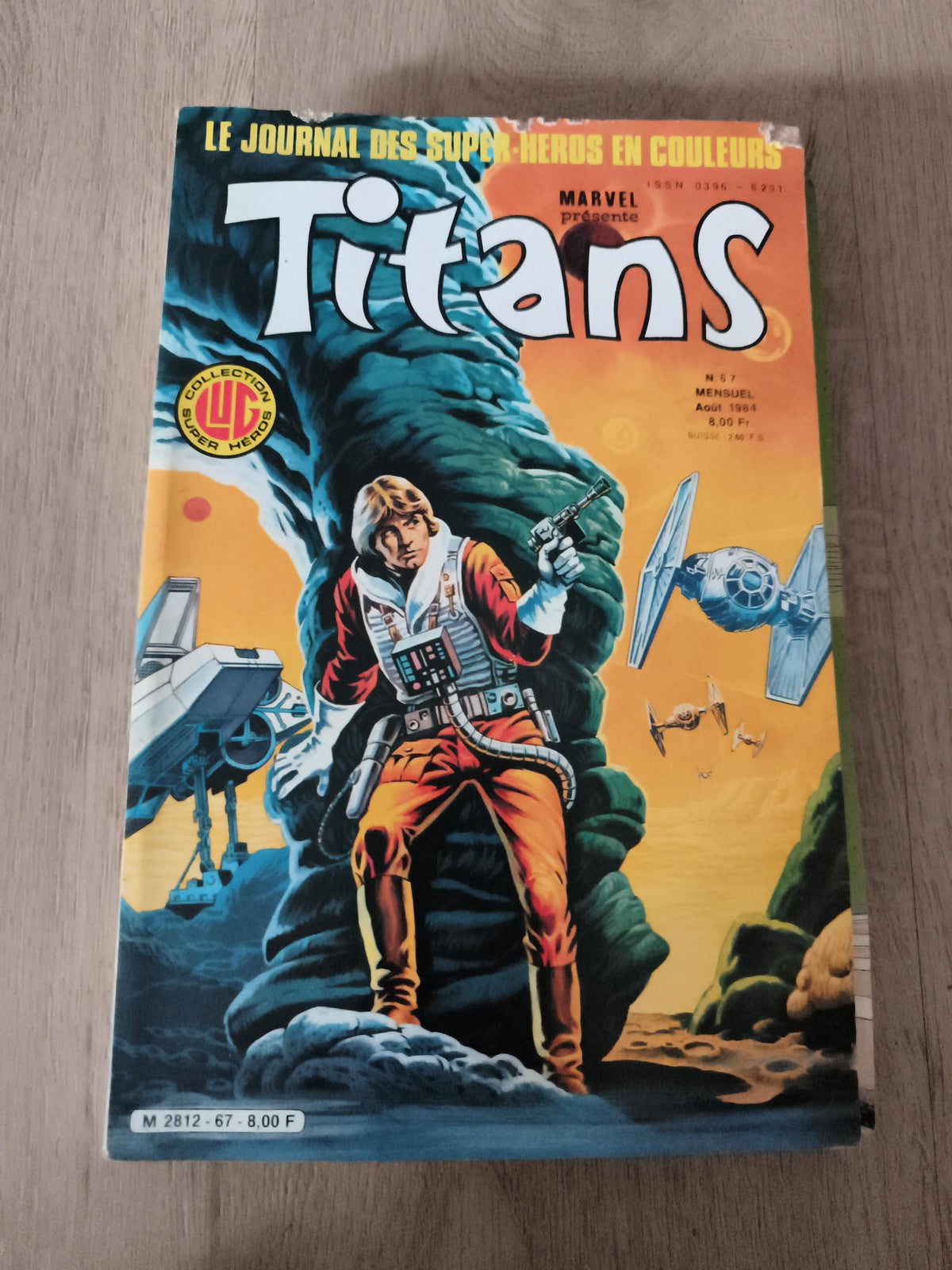 Comic ancien Titans n°67 Marvel août 1984 Star Wars couverture vintage