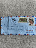 Lettre affranchie Sénégal 1963 Parc Niokolo-Koba Air Mail philatélie