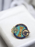Pin's vintage Olympique de Marseille OM UEFA Cup 2006 badge football émaillé