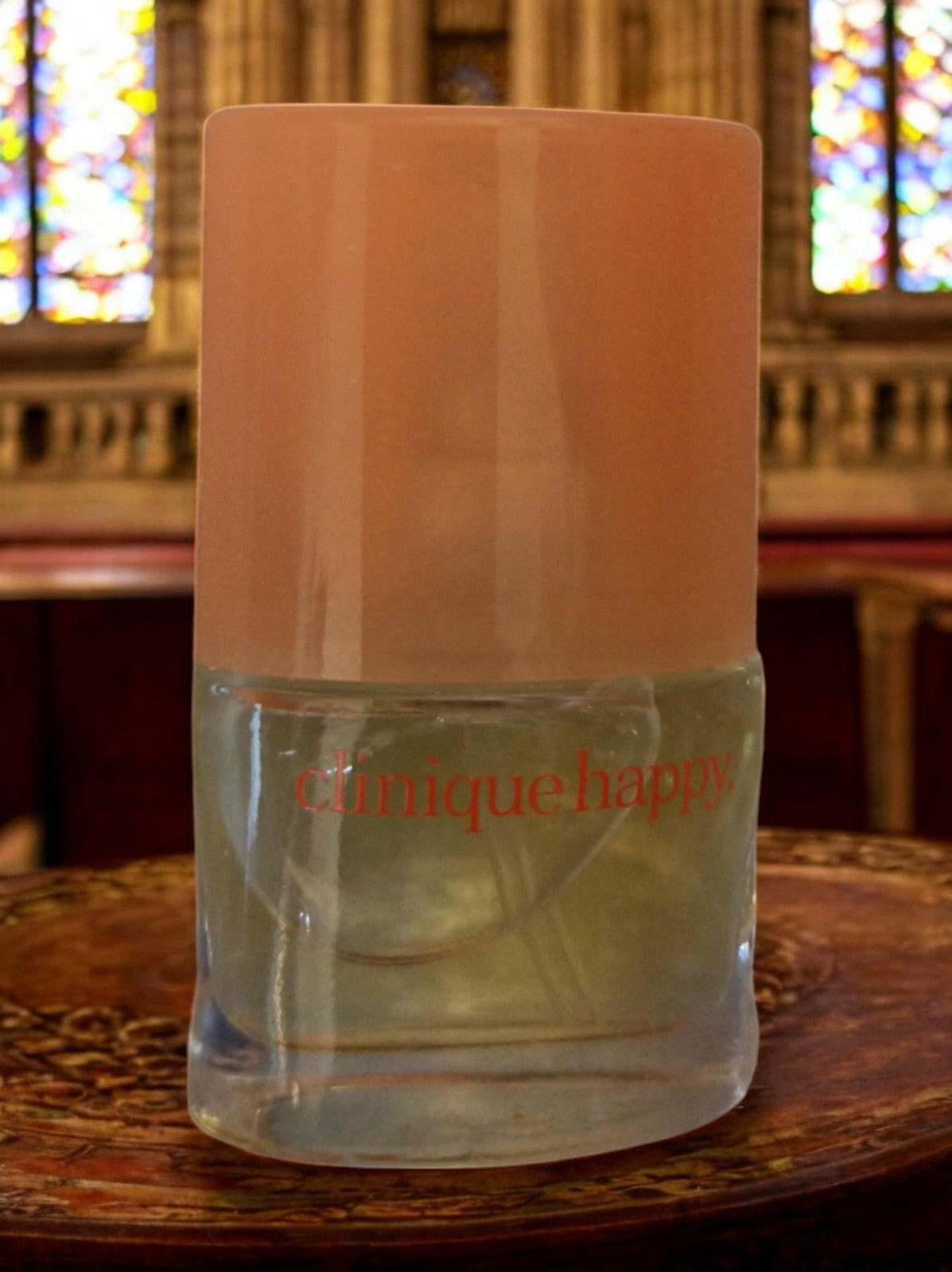 Miniature parfum Clinique Happy vintage flacon collector transparent